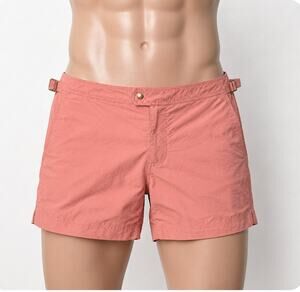 Tom Ford Swim Shorts Peach Men US M Buckle